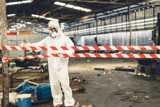 Professional Odor Removal technician working in Klamath, CA